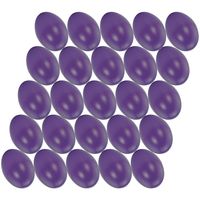 50x stuks paars hobby knutselen eieren van plastic 4.5 cm