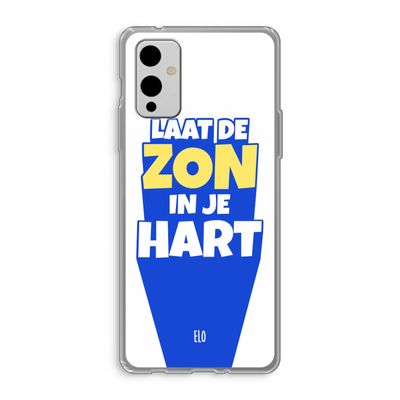 Laat de zon in je hart: OnePlus 9 Transparant Hoesje