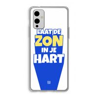 Laat de zon in je hart: OnePlus 9 Transparant Hoesje