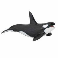 Plastic orka speeldiertje 18 cm   -