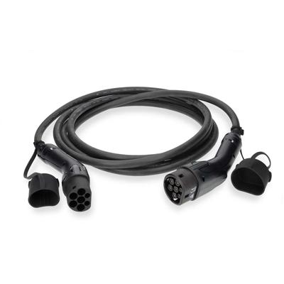Nedis Kabel voor elektrische voertuigen | Cable Type 2 | 32 A | 22000 W | 3-fasen | 5.00 m | Zwart | Gift Box - EVCA22KWBK50
