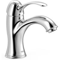 Wastafelkraan Tres Clasic | Opbouw | Mengkraan | Standaard model | 1-hendel | Vintage | Chroom