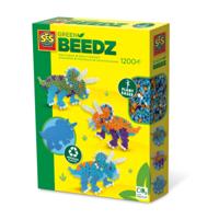 SES green beedz - strijkkralenset triceratops dino