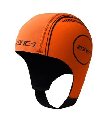 Zone3 Neopreen swim cap oranje M