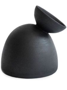 Origin Made vase Charred Dome (16 cm) - Noir