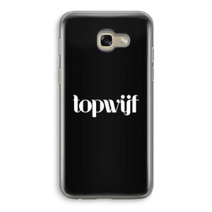 Topwijf Zwart: Samsung Galaxy A5 (2017) Transparant Hoesje