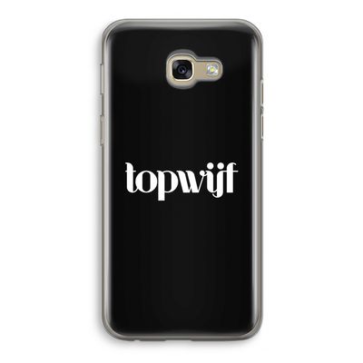 Topwijf Zwart: Samsung Galaxy A5 (2017) Transparant Hoesje