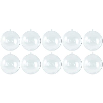 50x Hobby kerstballen 7 cm maken