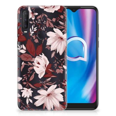Smartphone hoesje Alcatel 1S (2020) Watercolor Flowers