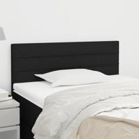 Hoofdbord 80x5x78/88 cm stof zwart