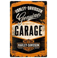 Harley-Davidson Genuine Motorcycles Garage Metalen Bord 40 x 60 cm