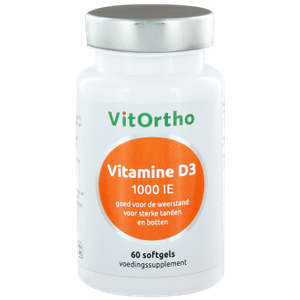 VitOrtho Vitamine D3 1000 IE Softgels