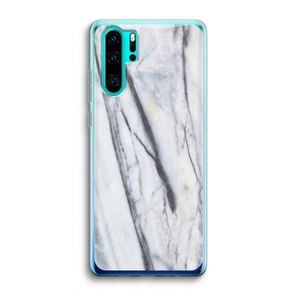 Gestreepte marmer: Huawei P30 Pro Transparant Hoesje