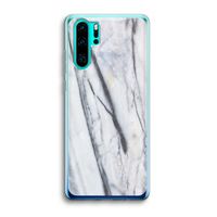 Gestreepte marmer: Huawei P30 Pro Transparant Hoesje