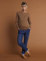 Rechte zwangerschapsjeans met Seamless band ENVIE DE FRAISE ongewassen denim
