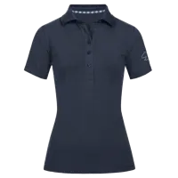 ELT Flensburg Polo donkerblauw maat:m