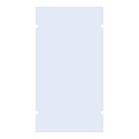 BRAUER Wand 120 helder glas tweezijdige uitsparingen