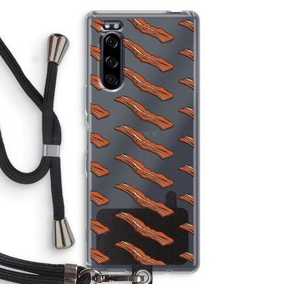 Bacon to my eggs #2: Sony Xperia 5 Transparant Hoesje met koord