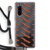 Bacon to my eggs #2: Sony Xperia 5 Transparant Hoesje met koord