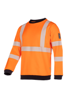 Sioen 650A Kurow Oranje signalisatie sweater met vlamboogbescherming