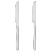 Secret de Gourmet bestek Messen Nevis - 2x stuks - RVS - 23 cm