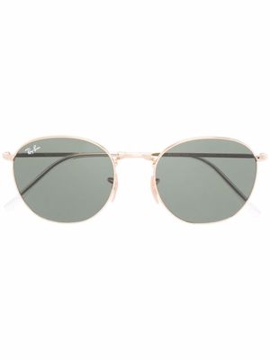 Ray-Ban lunettes de soleil à monture rectangulaire - Or