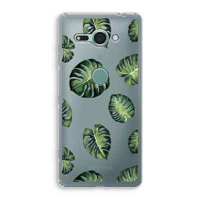 Tropische bladeren: Sony Xperia XZ2 Compact Transparant Hoesje