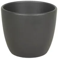 Floran bloempot boule 12x9,8 cm antraciet mat
