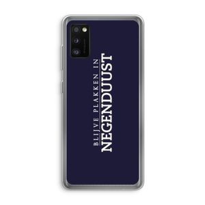 Blijve plakken in Negenduust: Samsung Galaxy A41 Transparant Hoesje
