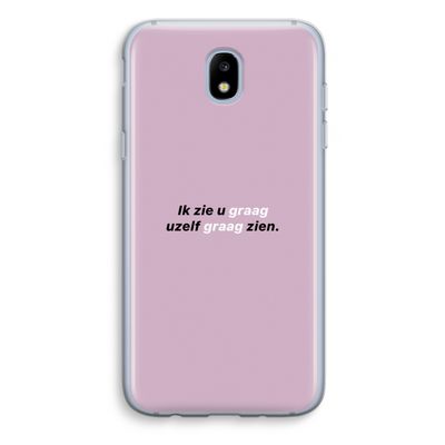 uzelf graag zien: Samsung Galaxy J5 (2017) Transparant Hoesje
