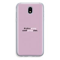 uzelf graag zien: Samsung Galaxy J5 (2017) Transparant Hoesje