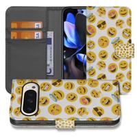 Emoji Fiesta Google Pixel 10 | 10 Pro | Bookcase Hoesje | Portemonnee hoesje