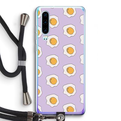 Bacon to my eggs #1: Huawei P30 Transparant Hoesje met koord