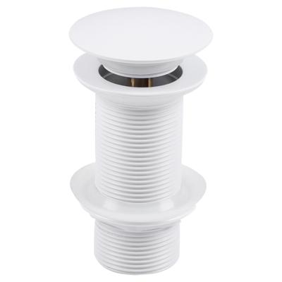 Differnz Differnz pop up large afvoerplug design voor fontein - mat wit