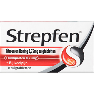 Strepfen Citroen & Honing 8,75 MG Zuigtabletten