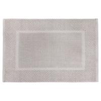 Differnz Basics badmat 100% katoen - geschikt voor vloerverwarming - 50 x 80 cm - steengrijs