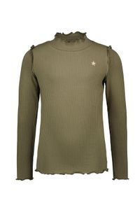 Like Flo Meisjes top rib met col - Army