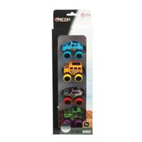 Toi-Toys Metal pull-back off road mini auto&apos;s, 4st.