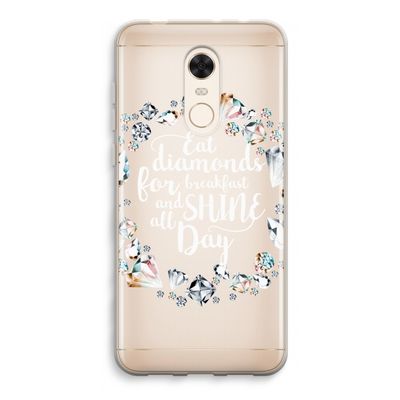 Diamonds: Xiaomi Redmi 5 Transparant Hoesje