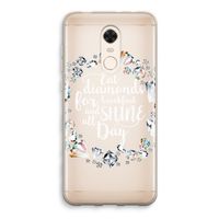 Diamonds: Xiaomi Redmi 5 Transparant Hoesje Diamonds: Xiaomi Redmi 5 Transparant Hoesje