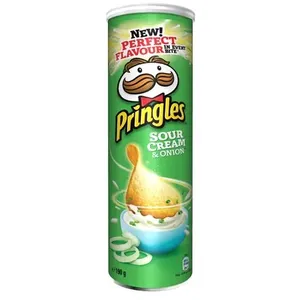 Pringles Sour Cream & Onion Chips - 165 gr