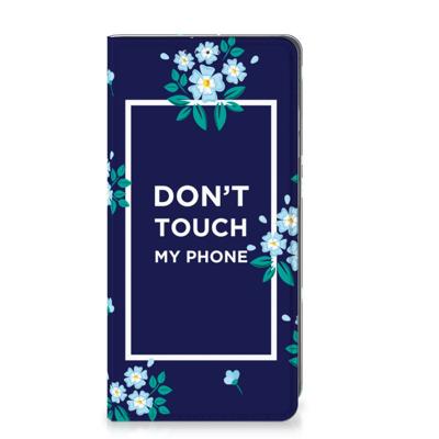 Samsung Galaxy S25 Design Case Flowers Blue DTMP