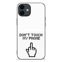 iPhone 12 Pro | 12 (6.1") | TPU Hoesje | Finger Don&apos;t Touch My Phone