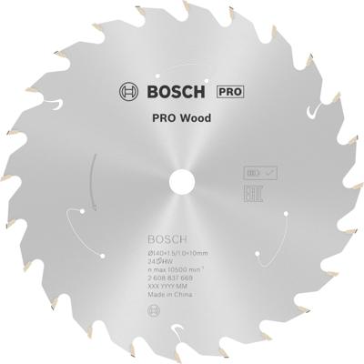 Bosch Accessoires Cirkelzaagblad ACCU Standard for Wood 140x10x1.5/1.0x24T - 2608837669