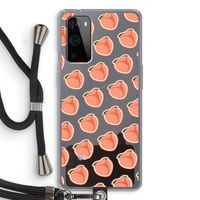 Just peachy: OnePlus 9 Pro Transparant Hoesje met koord
