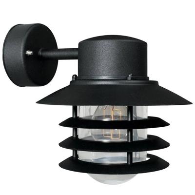 Buitenlamp zwart e27 fitting glas &apos;Vejer&apos; Nordlux 4 kleuren E27 IP54
