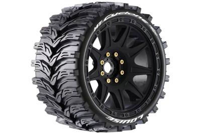 Louise MT-Cyclone Speed MFT 1/8 - Zwart - Met verwijderbare Hex 17mm - 0" & 1/2 offset