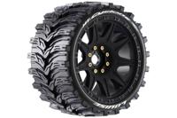 Louise MT-Cyclone Speed MFT 1/8 - Zwart - Met verwijderbare Hex 17mm - 0" & 1/2 offset