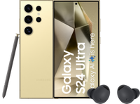 Samsung Galaxy S24 Ultra 256GB Geel 5G + Galaxy Buds 2 Pro Zwart - thumbnail