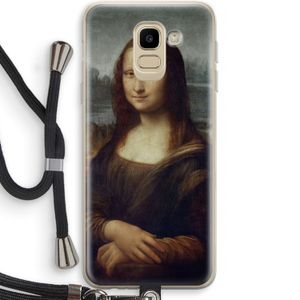 Mona Lisa: Samsung Galaxy J6 (2018) Transparant Hoesje met koord